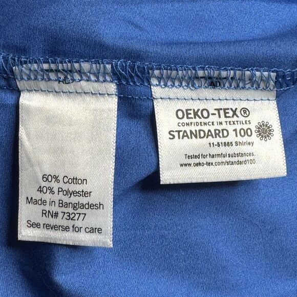 Croft & Barrow Shirt Mens XL Slim Quick Dry Blue Button Up Pre-owned - Picture 6 of 7